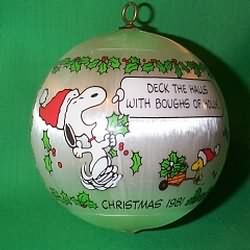 1981 Peanuts Hallmark Ornament