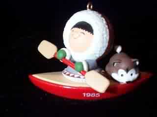 1985 Frosty Friends #6 - Kayak - NB Hallmark Ornament