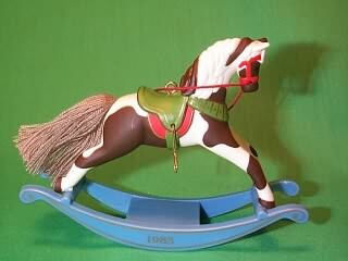 1985 Rocking Horse #5 - Pinto Hallmark Ornament