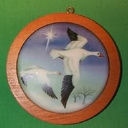 1987 Holiday Wildlife #6 - Snow Goose Hallmark Ornament