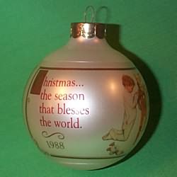 1988 Norman Rockwell - Christmas Scenes - MNT Hallmark Ornament