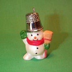 1988 Thimble #11 - Snowman Hallmark Ornament