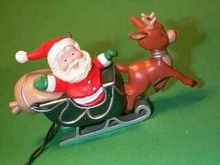 1989 Rudolph Rednosed Reindeer Hallmark Ornament