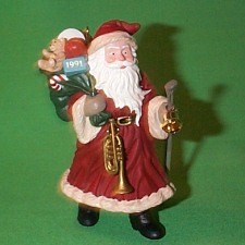 1991 Merry Olde Santa #2 Hallmark Ornament