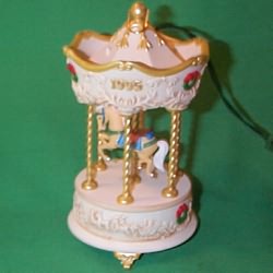 1995 Tobin Fraley Carousel #2 -  Lighted - SDB Hallmark Ornament