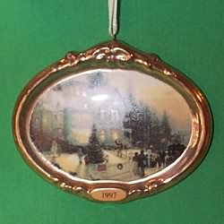 1997 Thomas Kinkade #1 Hallmark Ornament
