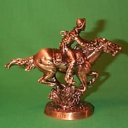 1998 Old West #1 - Pony Express Hallmark Ornament