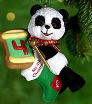 2000 Child's 4th Christmas - Bear Hallmark Ornament