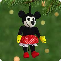 2001 Disney - Fabric Minnie Hallmark Ornament