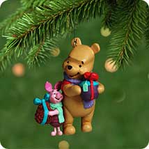 2001 Disney - Winnie The Pooh - Just Wanted Hallmark Ornament