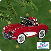 2001 Kiddie Car Classic - 1958 Custom Corvette Hallmark Ornament