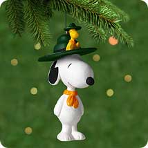 2001 Spotlight On Snoopy #4 - Beagle Scout Hallmark Ornament