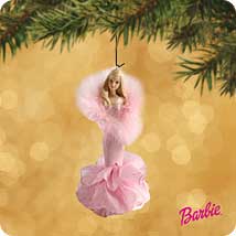 2002 Barbie - Club Porcelain Hallmark Ornament
