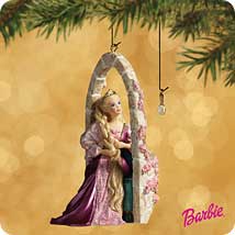 2002 Barbie - Rapunzel Hallmark Ornament