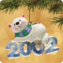2002 Cool Decade #3 - Polar Bear Hallmark Ornament