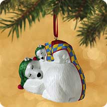 2002 Safe And Snug #2 - Polar Bears Hallmark Ornament