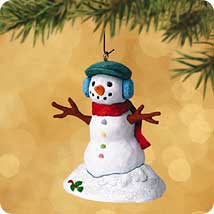 2002 Santa's Big Night - Snowman Hallmark Ornament