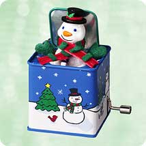 2003 Jack In The Box #1 - Snowman Hallmark Ornament