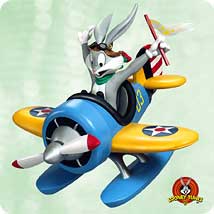 2003 Looney Tunes - Bugs In Plane - SDB Hallmark Ornament