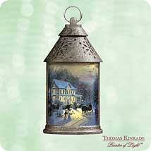 2003 Thomas Kinkade - Home For The Holidays Hallmark Ornament
