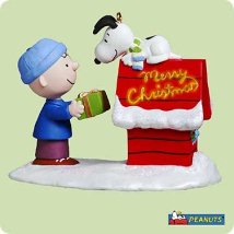 2004 Peanuts - Merry Christmas Snoopy Hallmark Ornament