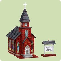 2004 Town And Country #6f - Church Hallmark Ornament