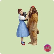 2004 Wizard Of Oz - Dorothy And Lion Hallmark Ornament