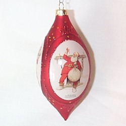 2008 Norman Rockwell - Waiting For Santa Hallmark Ornament
