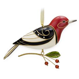 2009 Beauty Of Birds #5 - Red Headed Woodpecker Hallmark Ornament