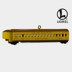 2010 Lionel Union  Pacific Streamline Long Coach Hallmark Ornament