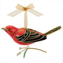 2011 Beauty Of Birds - Scarlet Tanager - Event Hallmark Ornament