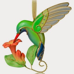 2014 Beauty Of Birds - Hummingbird Winged Wonder - Limited Hallmark Ornament